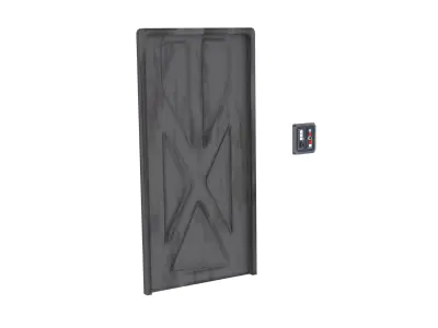 Black Spire Outpost Door 1 1-18 scale Kenner Hasbro Free 3D print model