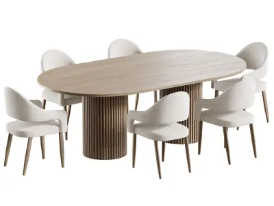 Dining table EDINBURGH 3D model