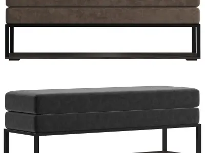 Domino Bench By Magres Baldai 3D model