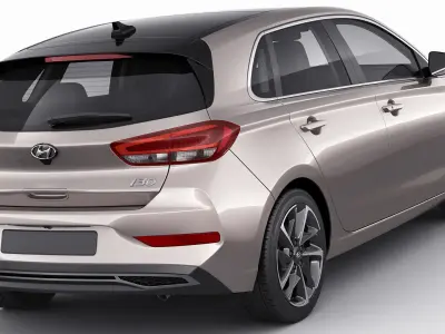 Hyundai i30 2020 3D model