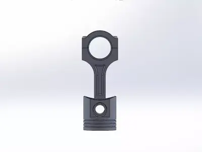 Piston and Connecting Rod Assembly 3D print model
