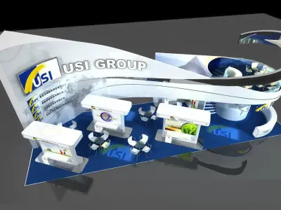 Exhibition - Area - 21X7-3DMAX2010-013 3D model