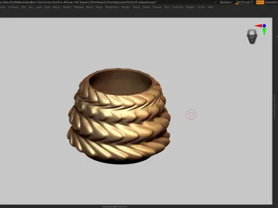 vase 3d print 344 3D print model