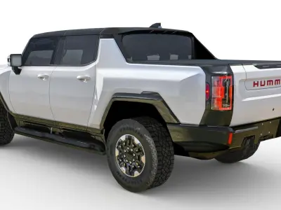 GMC Hummer EV Pickup 2022 Low-poly 3D model