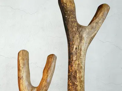 Wooden Decoration 3 3D model