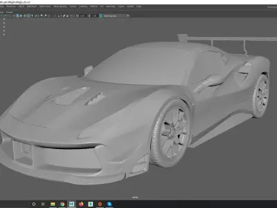 Ferrari 488 GTB 3D model purchase