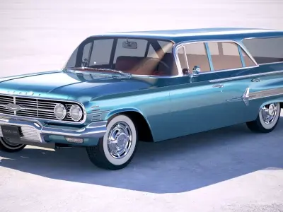 Chevrolet Nomad Wagon CG 1960 3D model