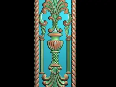 3d model of flowers and leaves 3D print model