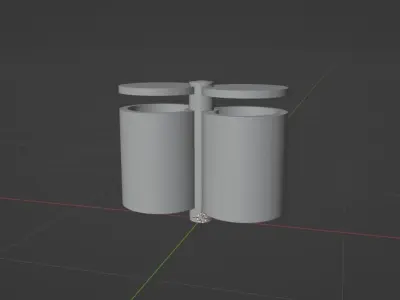 Trash Bin Free low-poly 3D model get