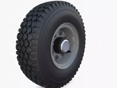 Microcar Wheel 3D model