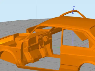 Fiat 147   3D print model