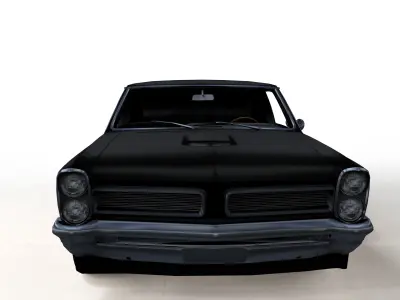  Pontiac GTO 1965  Customized 3D model