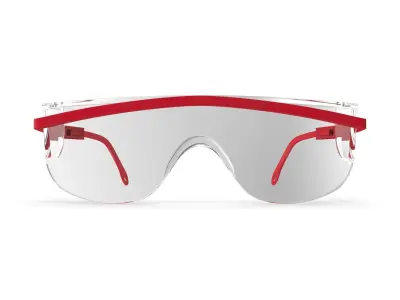 SO Glasses Safety Clear Low-poly 3D model