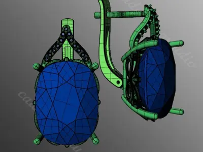 Earrings  op1 3D print model