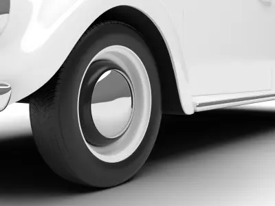 Volkswagen Beetle Type 1 1200 1965 3d model 3D model