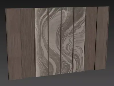 Decorative V63 Wall Panels 3D model