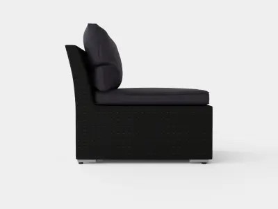 Caracas Lounge Set Corner Mid Low-poly 3D model