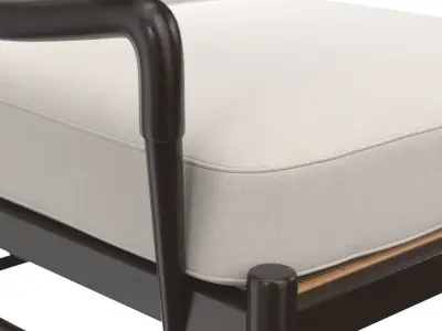 Kevin Chair with Rattan 3D model