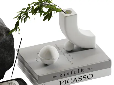 decorative set 01 3D model 11