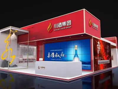 exhibition Low-poly 3D model 15