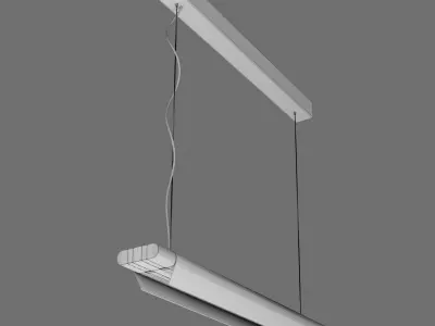 S08 Linear pendent light from FILD Low-poly 3D model