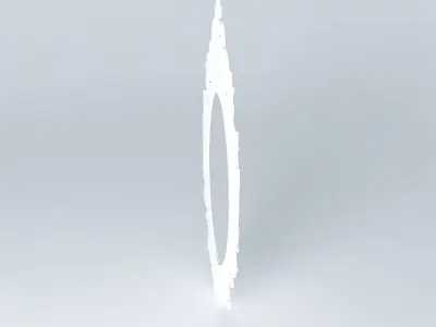 Baroque mirror Free 3D model
