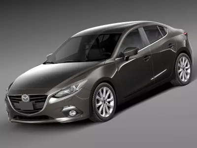 Mazda 3 Sedan 2014 3D model