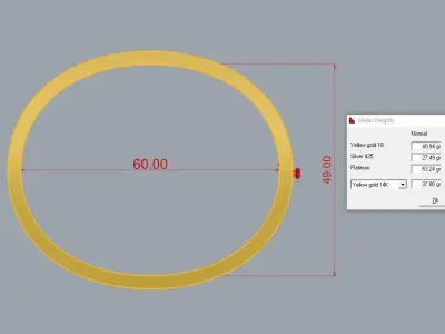 RB Bracelet Brend 3D print model