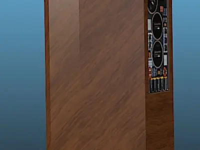 PBN Audio Master Reference III Speaker - High Poly Free 3D model