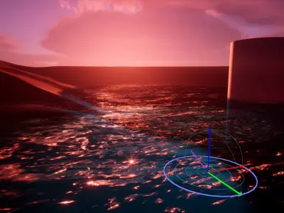 Material Water for Unreal Engine Texture