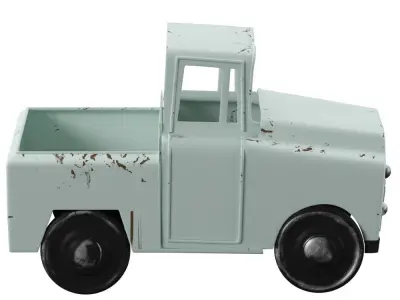 Catanzaro Vintage Country Farmhouse Style Metal Model Vehicle Low-poly 3D model