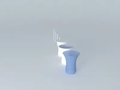 Vase glass procedure Free 3D model