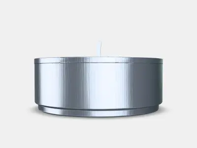 GLIMMA Unscented tealight Low-poly 3D model