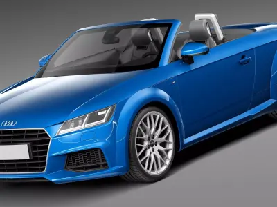 Audi TT Roadster 2015 3D model