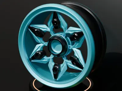 Concept rim wheel 3D model