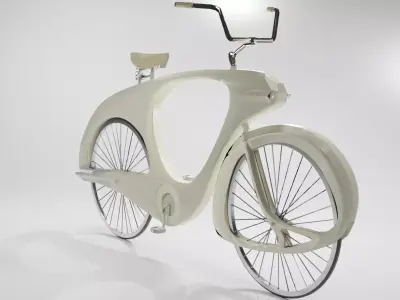 Old Style Bicycle 1946 3D model