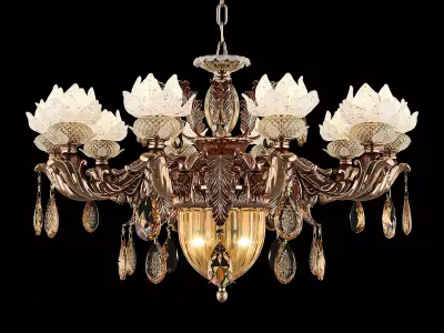MD 89350-10-2 Osgona Chandelier 3D model
