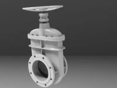 Gate Valve 3D model