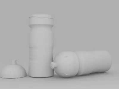 Isostar water bottle 3D model