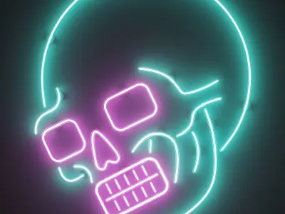 Neon Set 18 3D model