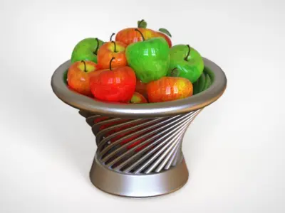 Apples collection 7 type Apples 3D model