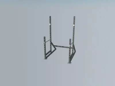 Squats squat rack Free 3D model
