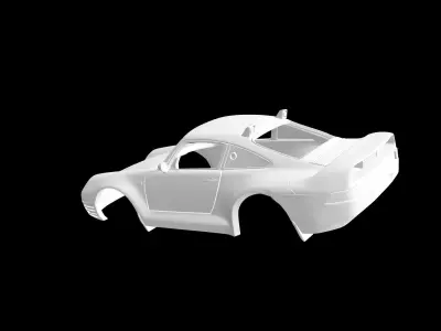 Porsche 959 Rally 3D print model