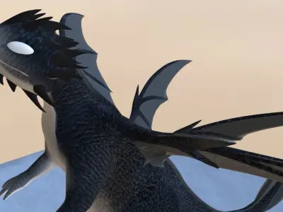 darkSnow Dragon 3D model