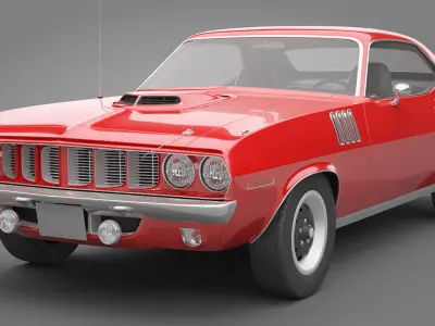 Generic old car 01 3D model