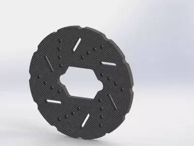 Losi 5ive-T and Mini Brake Disk 3D model