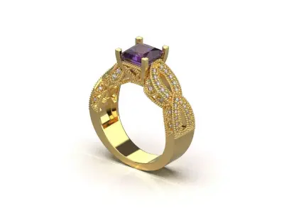 ring code 102 3D print model