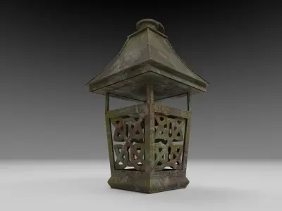 Ancient Celtic Oil Lamp Free low-poly 3D model