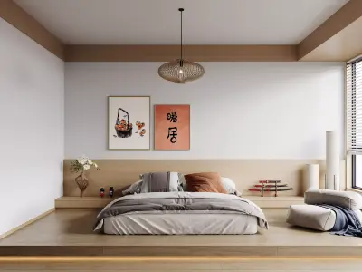   Bedroom interior 17 3D model