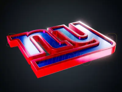 New York Giants logo - Cinematic - 3D print 3D model